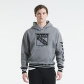 New York Rangers Todd Snyder by Fanatics Relaxed Canadian Fleece Hoodie - Dark Heather Gray - NHL