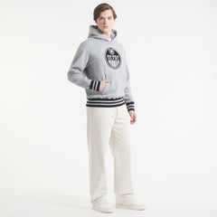 Edmonton Oilers Todd Snyder by Fanatics Relaxed Canadian Fleece Hoodie - Athletic Heather Gray - NHL