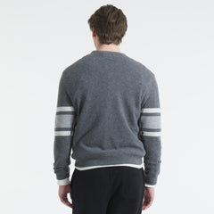 Los Angeles Kings Todd Snyder by Fanatics Cashmere Crew Sweater - Heather Gray - NHL