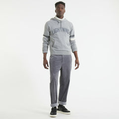 Tampa Bay Lightning Todd Snyder by Fanatics Cashmere Hooded Sweater - Athletic Heather Gray - NHL