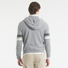 New York Rangers Todd Snyder by Fanatics Cashmere Hooded Sweater - Athletic Heather Gray - NHL