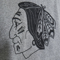 Chicago Blackhawks Todd Snyder by Fanatics Relaxed Canadian Fleece Turtleneck - Dark Heather Gray - NHL