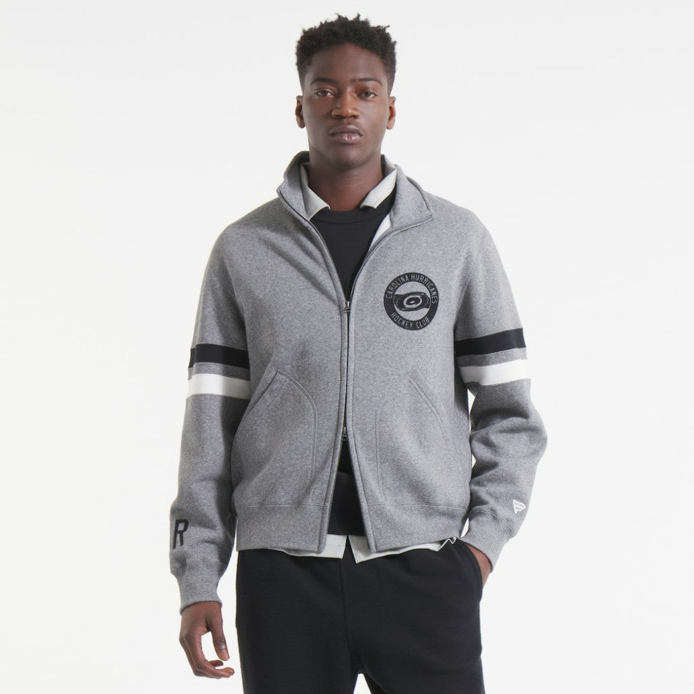 Carolina Hurricanes Todd Snyder by Fanatics Full-Zip Fleece - Dark Heather Gray - NHL