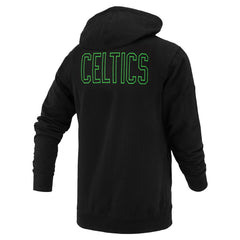 Boston Celtics FISLL Unisex Logoman Shadow Collection Pullover Hoodie Black - NBA