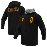 New York Knicks FISLL Unisex Logoman Shadow Collection Pullover Hoodie Black - NBA