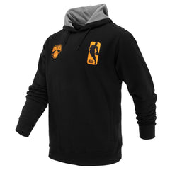 New York Knicks FISLL Unisex Logoman Shadow Collection Pullover Hoodie Black - NBA