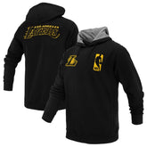 Los Angeles Lakers FISLL Unisex Logoman Shadow Collection Pullover Hoodie Black - NBA
