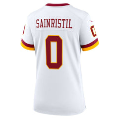 Mike Sainristil Washington Commanders Women's Game Super Bowl Era Jersey White | Nike for Sale