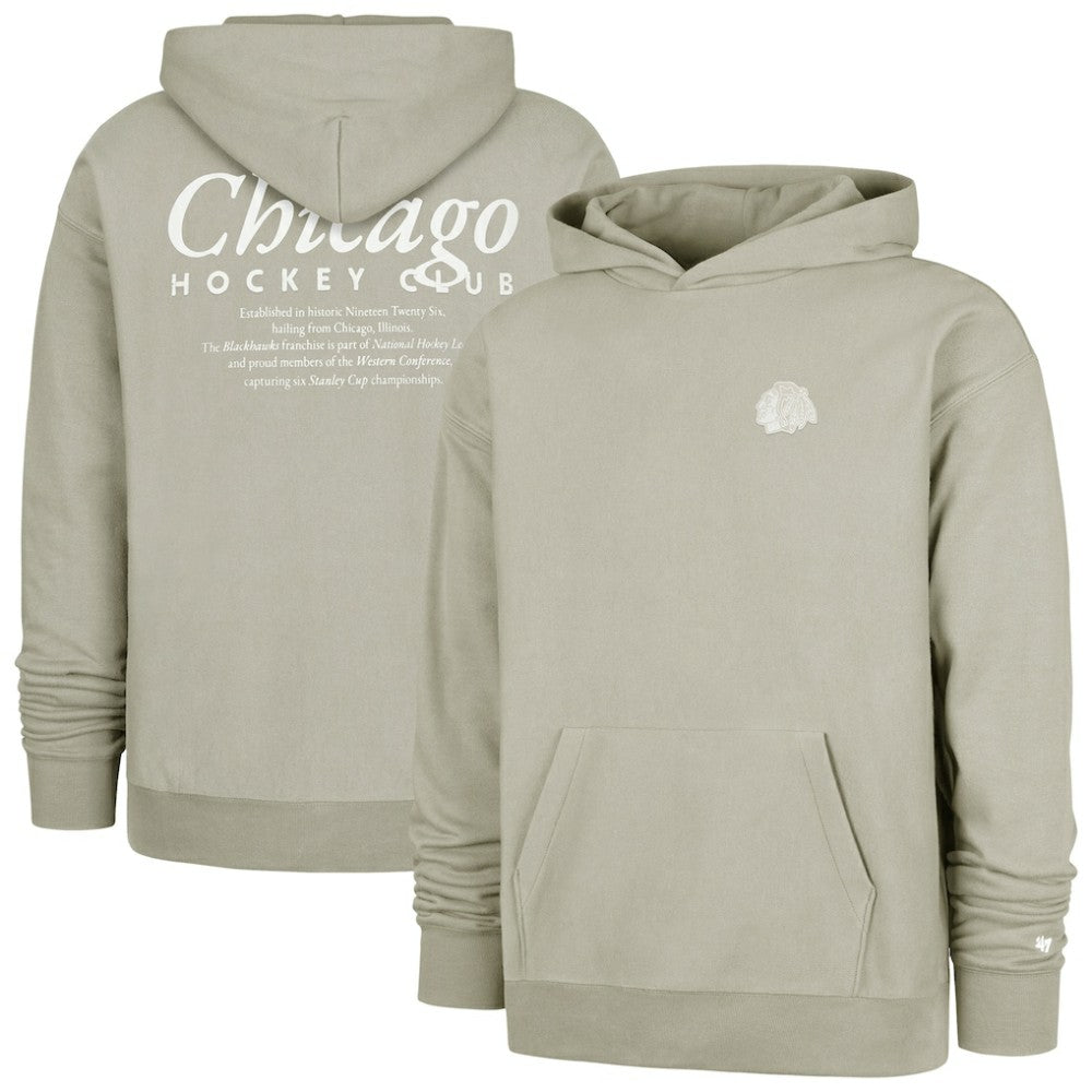 Chicago Blackhawks '47 Foundation Pullover Hoodie - Gray - NHL