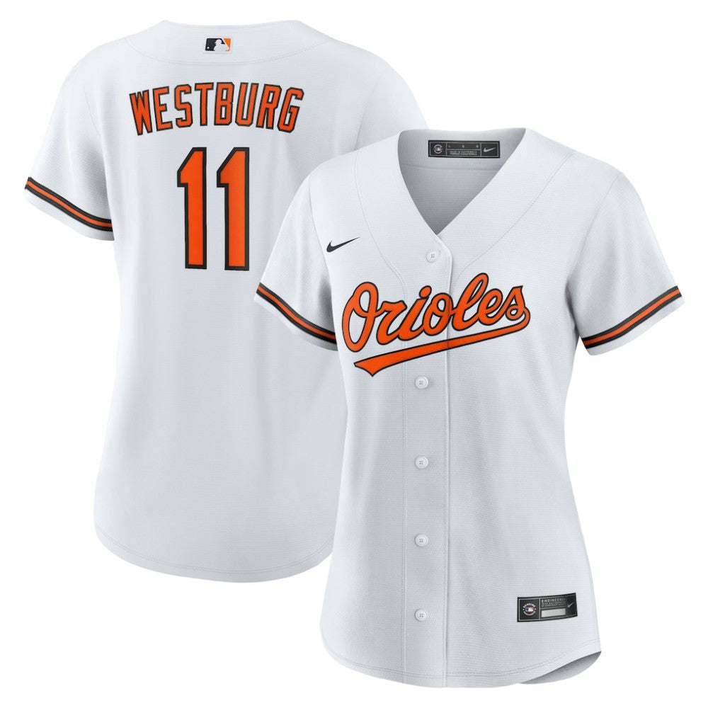 Jordan Westburg Baltimore Orioles Nike Women's Home Replica Jersey - MLB