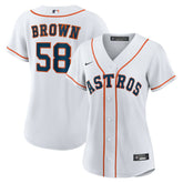 Hunter Brown Houston Astros Nike Women's Home Replica Jersey - MLB