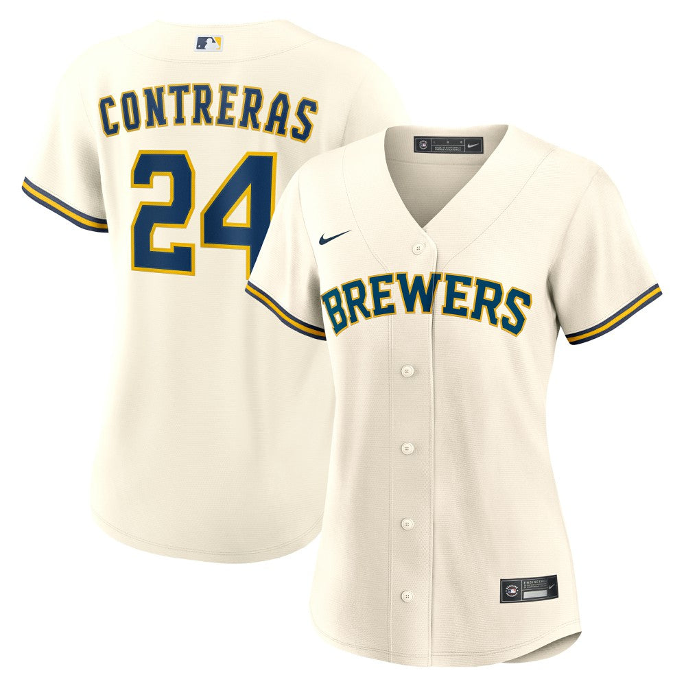 William Contreras Milwaukee Brewers Nike Women's Home Replica Jersey - MLB