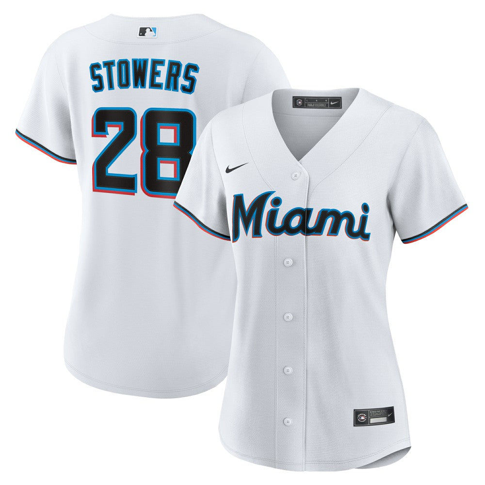 Kyle Stowers Miami Marlins Nike Women's Home Replica Jersey - MLB