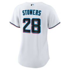 Kyle Stowers Miami Marlins Nike Women's Home Replica Jersey - MLB