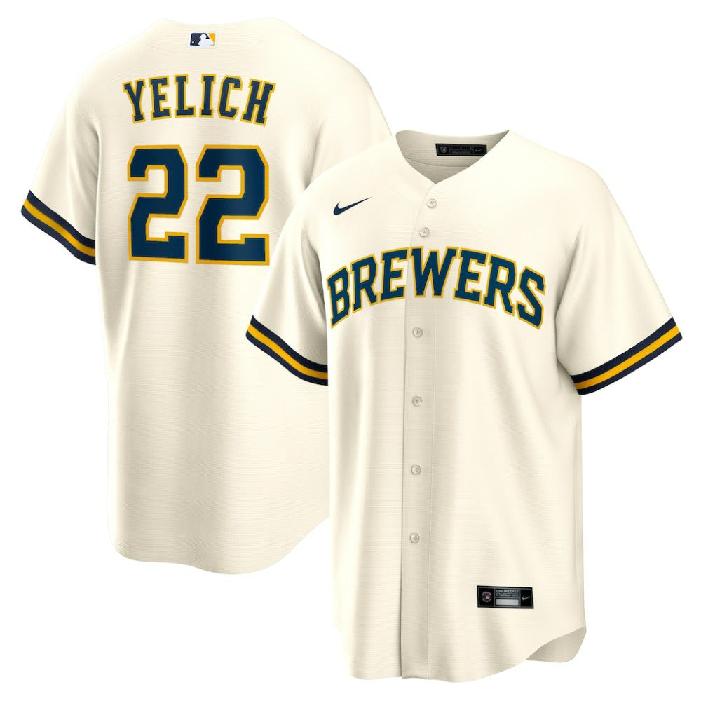 Christian Yelich Milwaukee Brewers Nike Home Replica Jersey - MLB