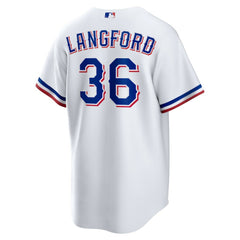 Wyatt Langford Texas Rangers Nike Home Replica Jersey - MLB