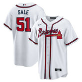 Chris Sale Atlanta Braves Nike Home Replica Jersey - MLB