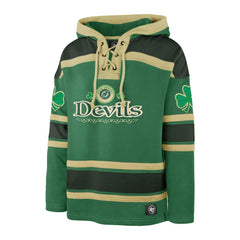 New Jersey Devils '47 St. Patrick's Day McLucky Superior Lacer Pullover Hoodie - Kelly Green - NHL
