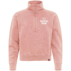 Orlando Magic Sportiqe Unisex Rock & Roll Collection Iggy Cropped Quarter-Zip Pullover Coral - NBA
