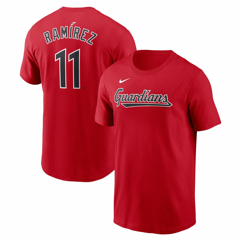 Jose Ramirez Cleveland Guardians Nike Fuse Name & Number T-Shirt - MLB