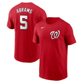 CJ Abrams Washington Nationals Nike Fuse Name & Number T-Shirt - MLB