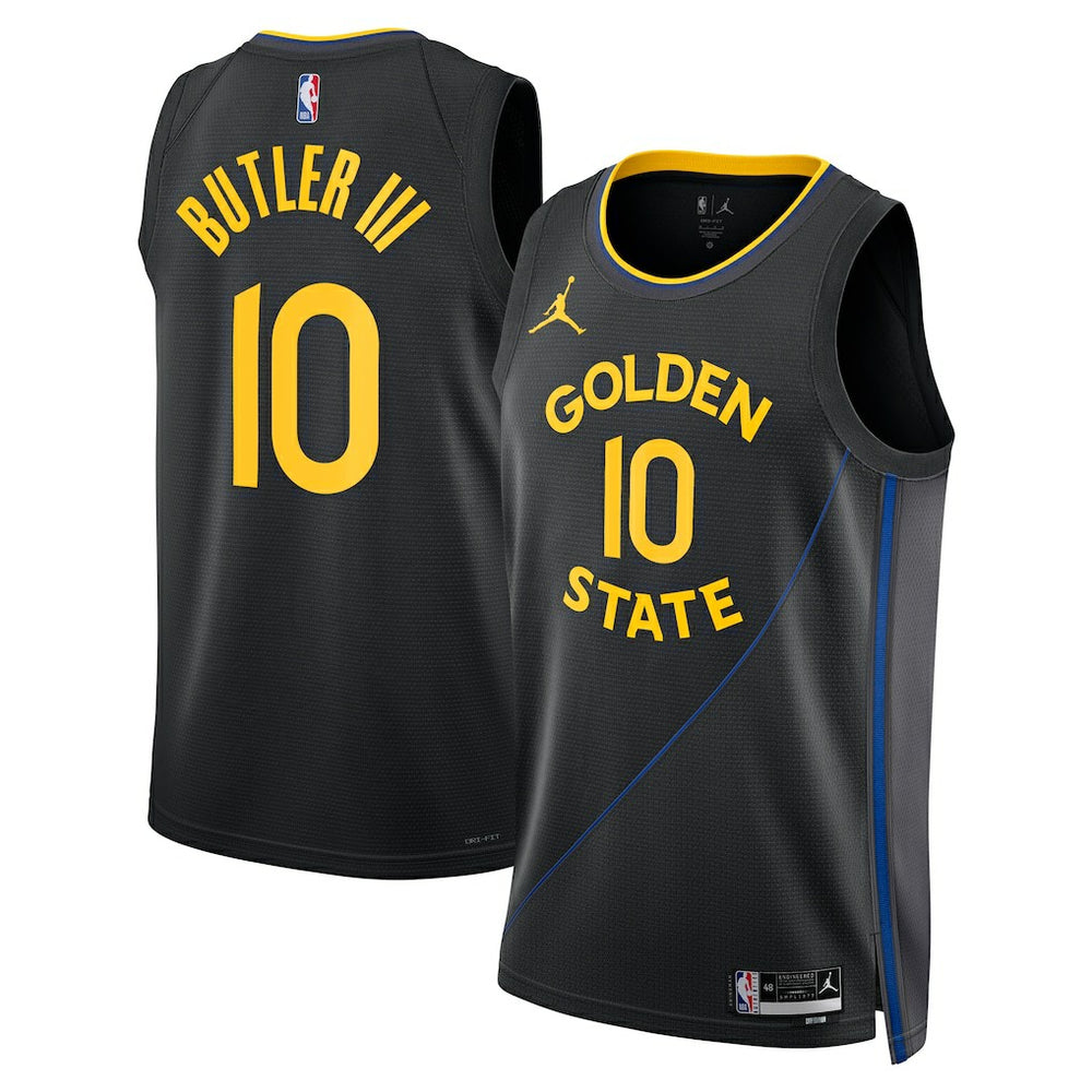 Jimmy Butler Golden State Warriors Jordan Brand Unisex Swingman Jersey Statement Editi- Black - NBA