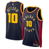 Jimmy Butler Golden State Warriors Unisex Swingman Jersey City Editi- Navy - NBA