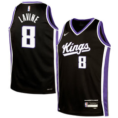 Zach LaVine Sacramento Kings Youth Swingman Jersey Icon Edition Black - NBA
