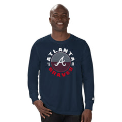 Atlanta Braves Starter Halftime Long Sleeve T-Shirt - MLB