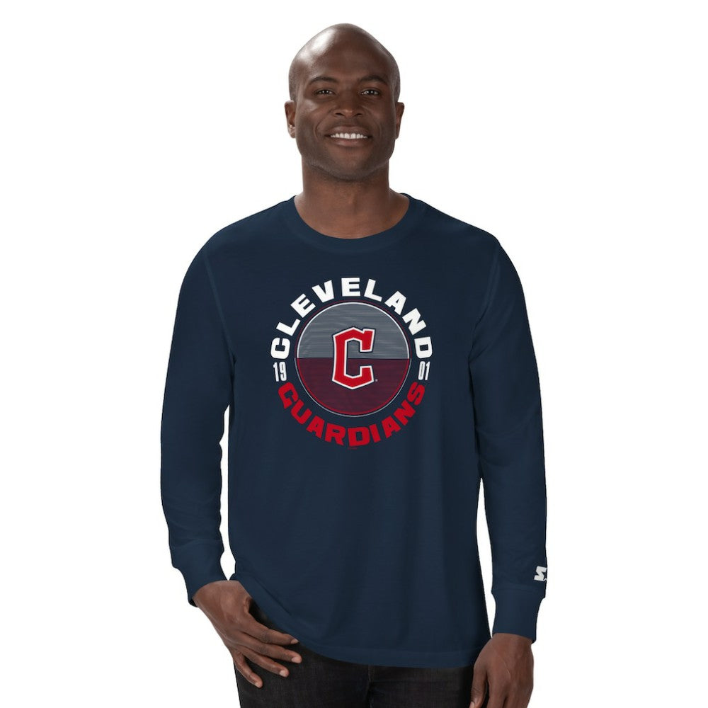Cleveland Guardians Starter Halftime Long Sleeve T-Shirt - MLB