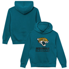 Jacksonville Jaguars Outerstuff Preschool Back to Basics Hoodie Teal | NFL