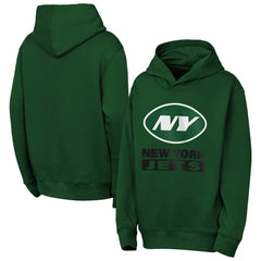 New York Jets Outerstuff Youth Back to Basics Hoodie Green | NFL
