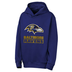 Baltimore Ravens Outerstuff Youth Back to Basics Hoodie Purple | NFL