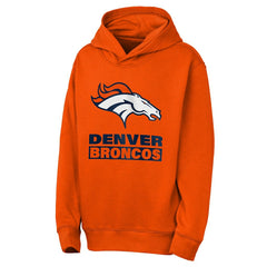 Denver Broncos Outerstuff Youth Back to Basics Hoodie Orange | NFL