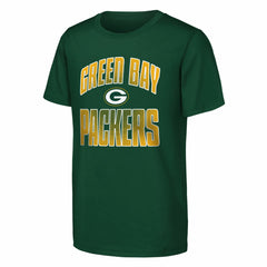 Green Bay Packers Outerstuff Youth Never Quit 2-Pack T-Shirt Set Green | NFL