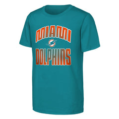 Miami Dolphins Outerstuff Youth Never Quit 2-Pack T-Shirt Set Aqua | NFL