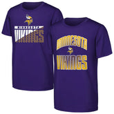 Minnesota Vikings Outerstuff Youth Never Quit 2-Pack T-Shirt Set Purple | NFL