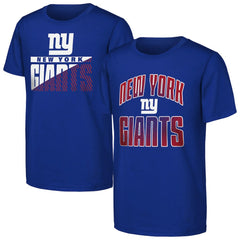New York Giants Outerstuff Youth Never Quit 2-Pack T-Shirt Set Royal | NFL