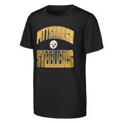 Pittsburgh Steelers Outerstuff Youth Never Quit 2-Pack T-Shirt Set Black | NFL