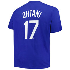 Shohei Ohtani Los Angeles Dodgers Profile Big & Tall Name & Number T-Shirt - MLB