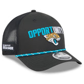 Jacksonville Jaguars New Era 2025 Inspire Change 9FORTY M-Crown Adjustable Hat Black | NFL