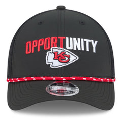 Kansas City Chiefs New Era 2025 Inspire Change 9FORTY M-Crown Adjustable Hat Black | NFL
