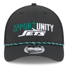 New York Jets New Era 2025 Inspire Change 9FORTY M-Crown Adjustable Hat Black | NFL