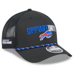 Buffalo Bills New Era 2025 Inspire Change 9FORTY M-Crown Adjustable Hat Black | NFL