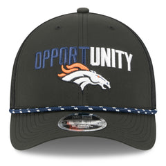 Denver Broncos New Era 2025 Inspire Change 9FORTY M-Crown Adjustable Hat Black | NFL