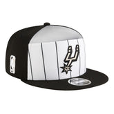 San Antonio Spurs Youth 2025 NBA Tip Off Split Panel 9FIFTY Snapback Hat White/Black - NBA