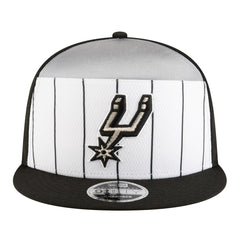 San Antonio Spurs Youth 2025 NBA Tip Off Split Panel 9FIFTY Snapback Hat White/Black - NBA