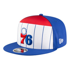 Philadelphia 76ers Youth 2025 NBA Tip Off Split Panel 9FIFTY Snapback Hat White/Blue - NBA