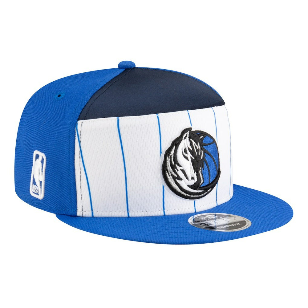Dallas Mavericks Youth 2025 NBA Tip Off Split Panel 9FIFTY Snapback Hat White/Blue - NBA