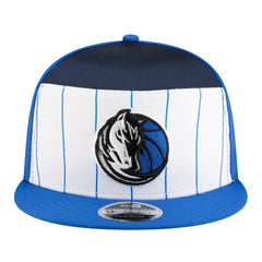Dallas Mavericks Youth 2025 NBA Tip Off Split Panel 9FIFTY Snapback Hat White/Blue - NBA